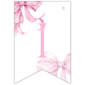 Meisjes willen één verjaardag zijn vlaggetjes (Tweede vlag)