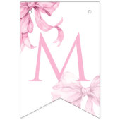 Meisjes willen één verjaardag zijn vlaggetjes (Eerste vlag)