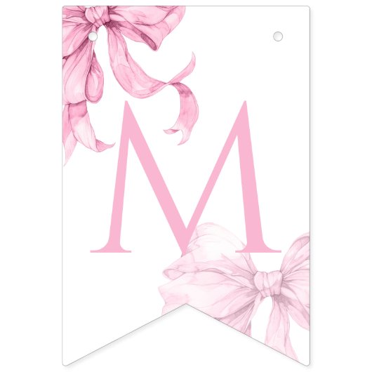 Meisjes willen één verjaardag zijn vlaggetjes (Eerste vlag)