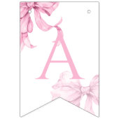 Meisjes willen één verjaardag zijn vlaggetjes (Derde vlag)