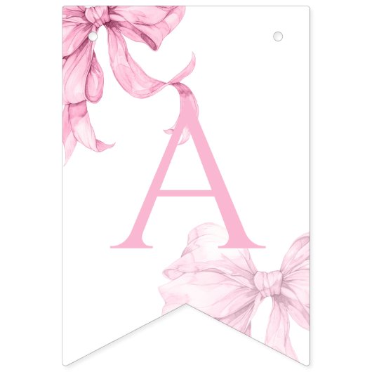 Meisjes willen één verjaardag zijn vlaggetjes (Derde vlag)