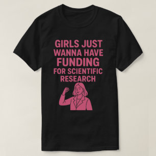 Meisjes willen financiering voor wetenschappelijk t-shirt