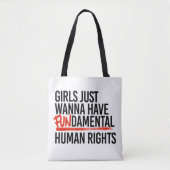 Meisjes willen fundamentele rechten hebben tote bag (Voorkant)