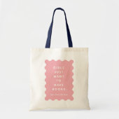 Meisjes willen gewoon boeken Canvas tas (Voorkant)