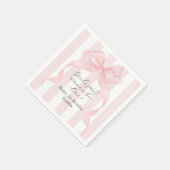 Meisjes willen gewoon een 1e verjaardag zijn servet (Hoek)