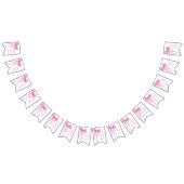 Meisjes willen gewoon een 1e verjaardagsfeestje zi vlaggetjes (Alle)