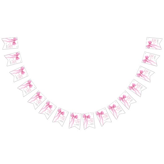 Meisjes willen gewoon een 1e verjaardagsfeestje zi vlaggetjes (Alle)