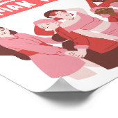 Meisjes willen gewoon een fundamentele mensenrecht poster (Hoek)