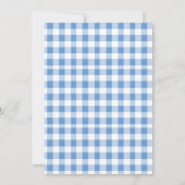 Meisjes willen gewoon een gele blauwe 1e verjaarda kaart (Achterkant)