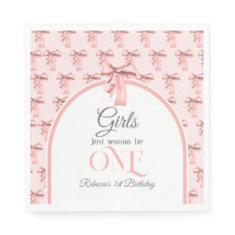 Meisjes willen gewoon een roze boog eerste verjaar