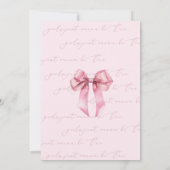 Meisjes willen gewoon een roze boog tweeling meisj kaart (Achterkant)