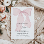 Meisjes willen gewoon een roze boog zijn 1e verjaa kaart