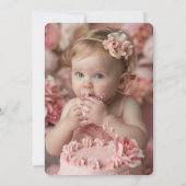 Meisjes willen gewoon een  verjaardagstaart zijn kaart (Achterkant)