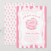 Meisjes willen gewoon een  verjaardagstaart zijn kaart (Voorkant / Achterkant)