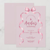 Meisjes willen gewoon een verjaardagsuitnodiging z kaart (Voorkant / Achterkant)