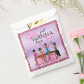 Meisjes willen gewoon Fun Bachelorette hebben Bedankzakje (Gezegeld)