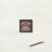 Meisjes willen gewoon fundamentele menselijke geli post-it® notes (Op bureau)