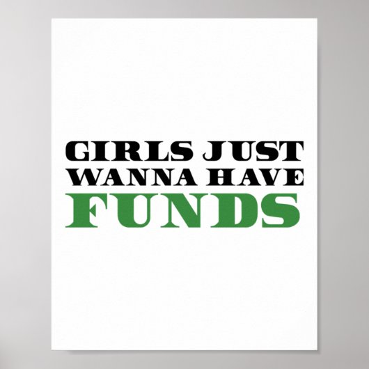 Meisjes willen gewoon geld hebben - Vrouwen in het Poster (Voorkant)