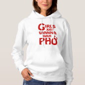 Meisjes willen gewoon Phở hebben Hoodie (Voorkant)