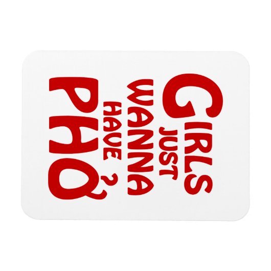 Meisjes willen gewoon Phở hebben Magneet (Horizontaal)