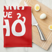 Meisjes willen gewoon Phở hebben Theedoek (Quarter Fold)