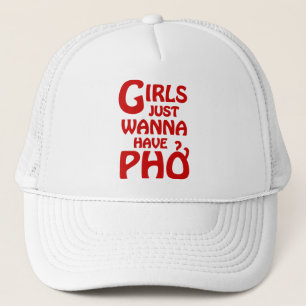 Meisjes willen gewoon Phở hebben Trucker Pet