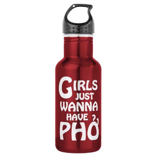 Meisjes Willen Gewoon Phở Waterfles (Voorkant)