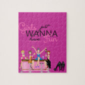 MEISJES WILLEN GEWOON PIJKGIFTEN HEBBEN LEGPUZZEL (Verticaal)