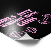 Meisjes willen gewoon Pistolen hebben Foto Afdruk (Hoek)