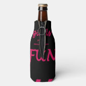 meisjes willen gewoon plezier hebben flesjeskoeler (Fles Achterkant)