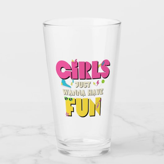 Meisjes willen gewoon plezier hebben jaren 80 nost glas (Voorkant)