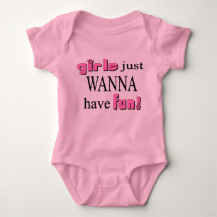 Meisjes willen gewoon plezier hebben. romper