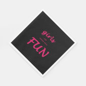 meisjes willen gewoon plezier hebben servet (Hoek)