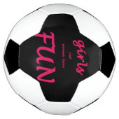 meisjes willen gewoon plezier hebben voetbal (Gedraaid)