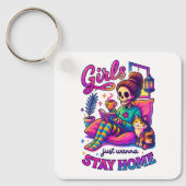 Meisjes willen gewoon... sleutelhanger (Voorkant)