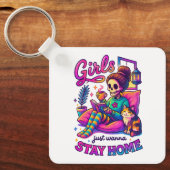 Meisjes willen gewoon... sleutelhanger (Voorkant)