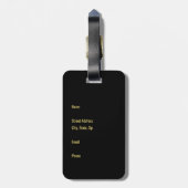 Meisjes willen gewoon Sun hebben Bagagelabel (Achterkant verticaal)