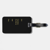 Meisjes willen gewoon Sun hebben Bagagelabel (Achterkant horizontaal)