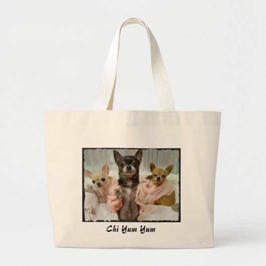 Meisjes willen gewoon winkelen grote tote bag (Voorkant)