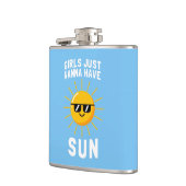 Meisjes willen gewoon zon hebben heupfles (Links)