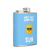 Meisjes willen gewoon zon hebben heupfles (Rechts)