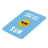 Meisjes willen gewoon zon hebben magneet (Linkerzijde)