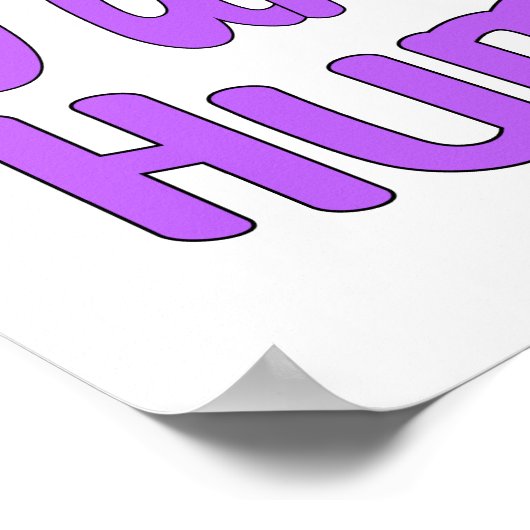 Meisjes willen grondrechten, feminist poster (Hoek)