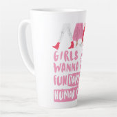 Meisjes willen grondrechten latte mok (Linkerhoek)