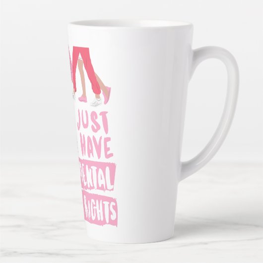 Meisjes willen grondrechten latte mok (Rechts)