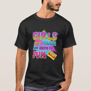 Meisjes willen net 80's hebben Vintage 1980 gemaak T-shirt