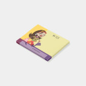 Meisjes winkelen, ontwerpen na het briefje post-it® notes (Schuin)