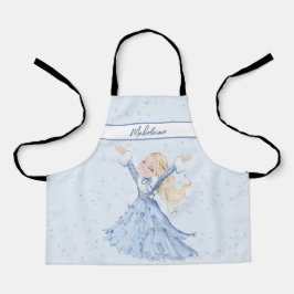 Meisjes Winter Prinses Persoonlijk Schort