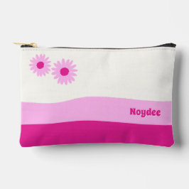 Meisjes witte roze madeliefje eenvoudig  etui