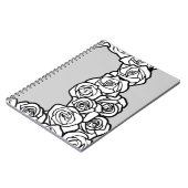 Meisjes  witte rozen notitieboek (Linkerzijde)